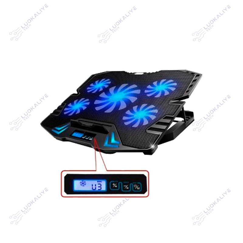 BASE DE VENTILAÇÃO EWENT 5 VENT, 2 USB, 5 VELOC - Imagem 2