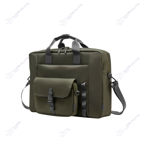 BOLSA HP 15.6' MODULAR CINZA VERDE - Imagem 2