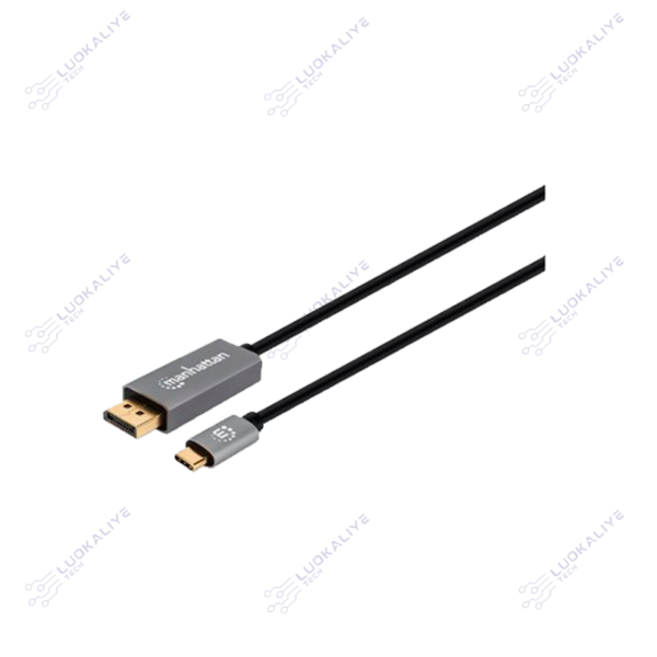 CABO USB-C 2MT, (M) PARA DISPLAYPORT, (M) 8K@60Hz MANHATTAN