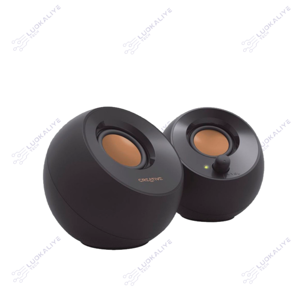 COLUNAS CREATIVE 2.0 PEBBLE USB PRETO