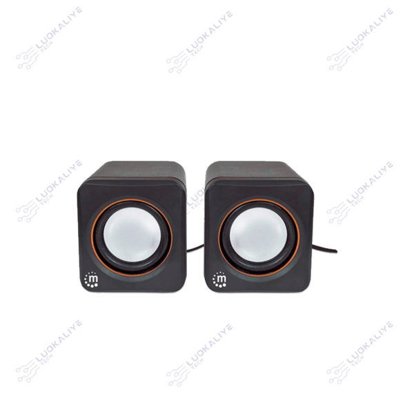 COLUNAS MANHATTAN 2.0 6W RMS PRETA