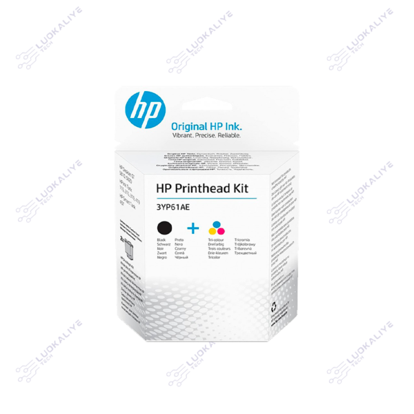 KIT HP 3YP61AE CABEÇA DE IMPRESSÃO COR & PRETO INK TANK
