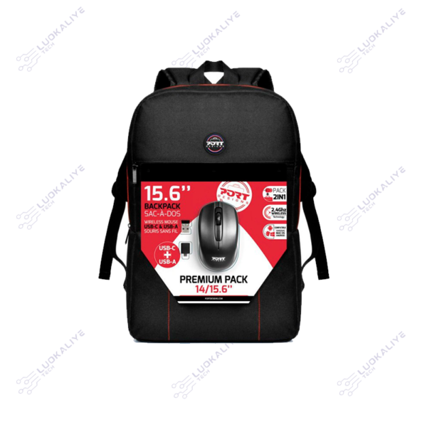 MOCHILA PORT DESIGNS PREMIUM 15.6' BACKPACK + RATO (OFERTA) - Imagem 2