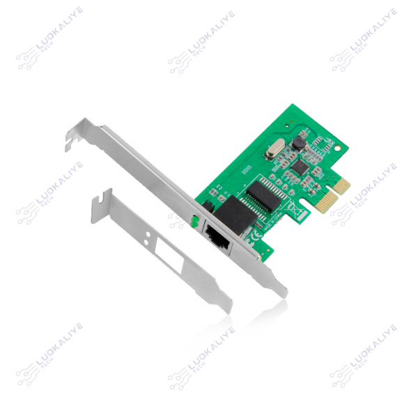 PLACA DE REDE EWENT PCI-E 10/100/1000 MBPS + SUP. BAIXO PERFIL