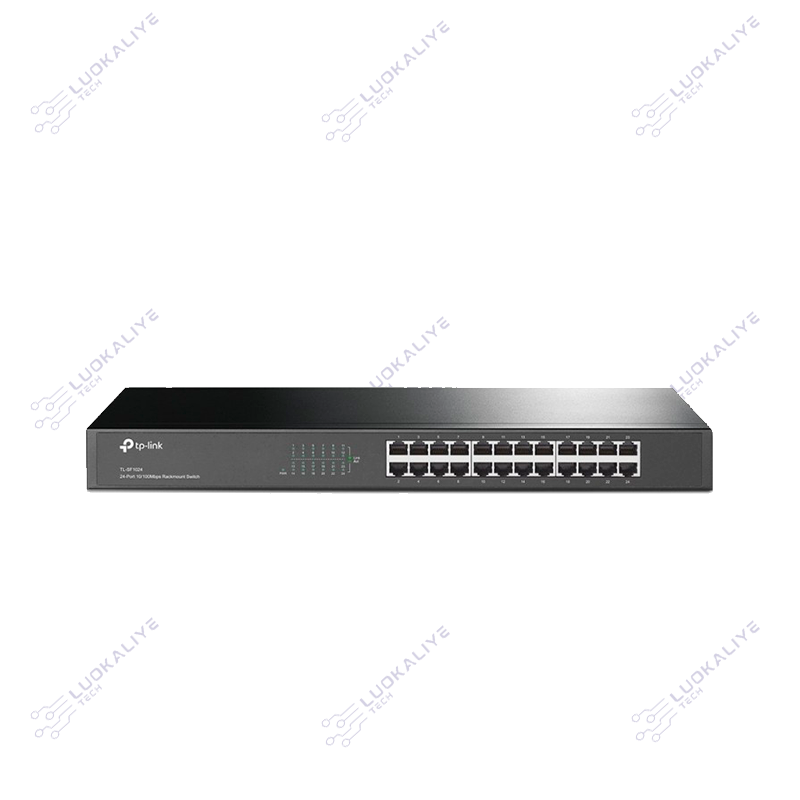 SWITCH 24 TP-LINK 1U 13' 10/100 S/GESTÃO RACKMOUNT
