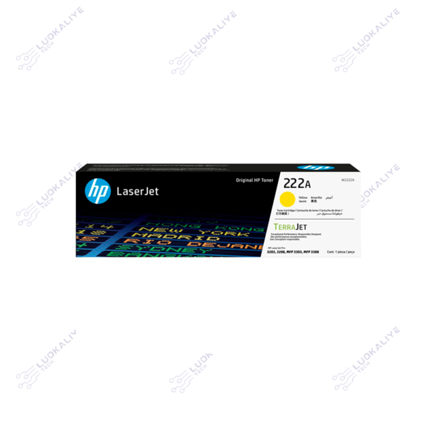 TO HP W2222A 222A AMARELO LJ3203/3288/MFP3303/3388 (1,200 PAGS)