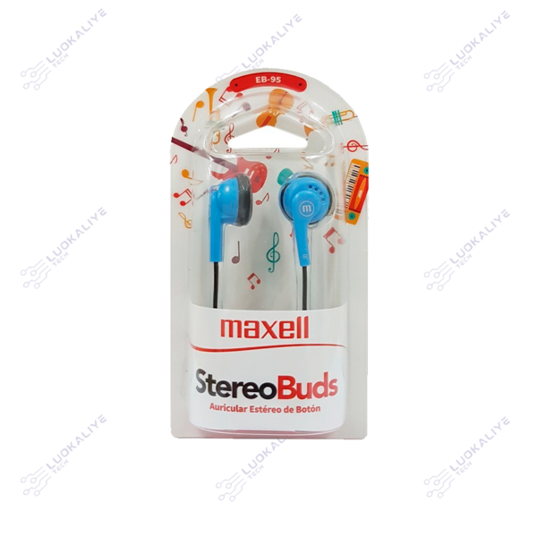 IN-EAR MAXELL EB-95 PRETO/AZUL 347841