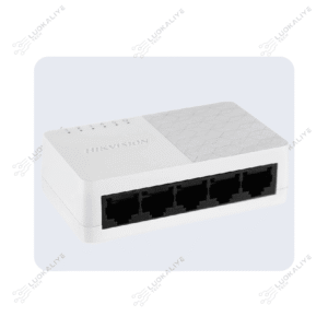 SWITCH 5 HIKVISION 5X 10/100MBPS S/ GESTÃO