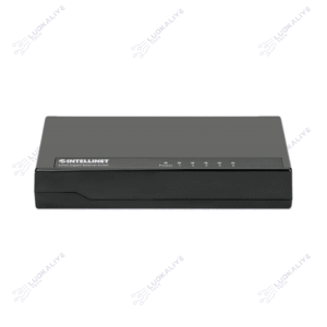 SWITCH 5 INTELLINET 10/100/1000 GIGABIT PLASTICO PRETO